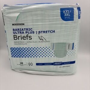 McKesson Unisex Adult Incontinence Brief Ultra Plus Bariatric 3X-Large  BG/1